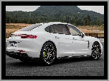 Bok, Białe, Porsche Panamera Turbo S E-Hybrid